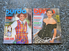 2 Hefte Burda Mode 1993, immer