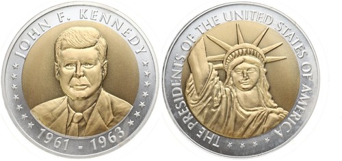 Medaille john kennedy - medaille,