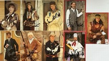 Winnetou 9x signiert Bad Segeberg Karte Unterschrift Signatur Autogramm Konvolut