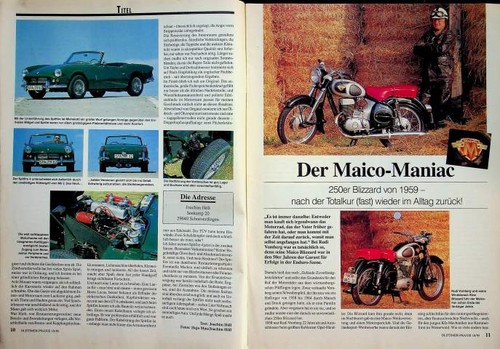Oldtimer praxis 1995 maico - oldtimer, 10/1995