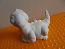 Dinosaurier Skulptur Rohling zum Bemalen z.B., aus Keramik, H 6,5 cm, Gew. 100 g