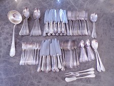 SCHWERTE Silberbesteck Rokoko kmpl. für 12 Personen 68 Teile in Silber 90er TOP