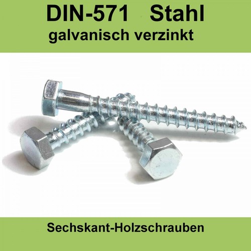 Din 571 holzschrauben - m6,