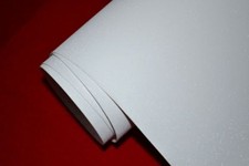 GLITZER MATT FOLIE - WEISS 30 x 152 cm Diamant Look Auto Klebe Folie