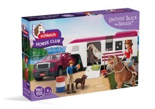 Schleich Lakeside Truck mit Anhänger Horse Club Kinderspielzeug Trailer Pferde