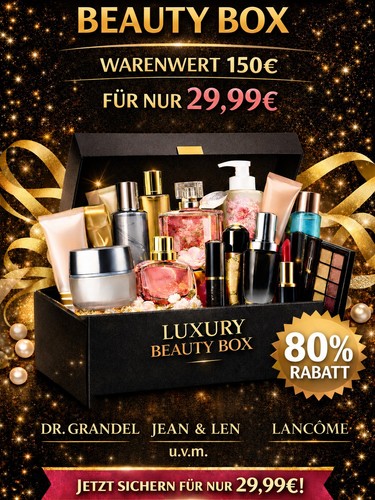 Luxury beauty set - set:, warenwert