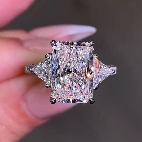 Karat weißgold diamant - 14,