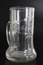 Biedermeier glaskrug - ◄,