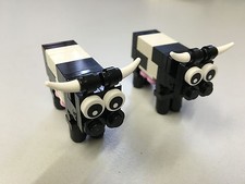 Lego 2 x Kühe, Kuh, Tier