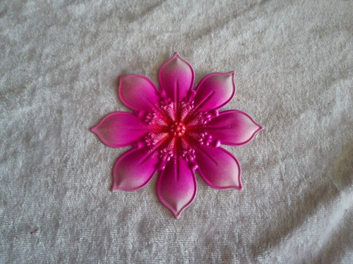Wand-Deko/Blume/neu/Metall/kle