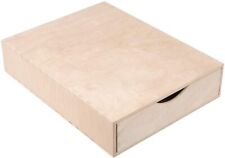 Creative Deco Schubladen-Box aus Birken-Sperrholz | 1 Schublade | 33 x 25 x 7 cm