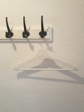 IKEA BUMERANG Kleiderbügel, Holz, weiß - 30+ Stück