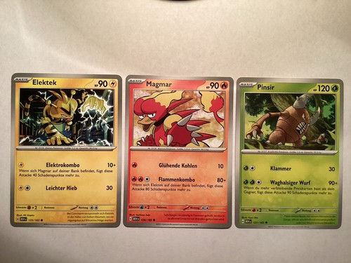 Pokémon karten elektek magmar - karten,