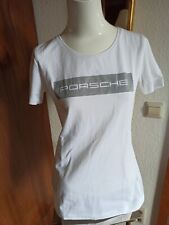 Porsche T Shirt 36/38 weiß mit Logo