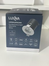 FEUERSCHUTZ Einbaustrahler IP65 GU10 - weiße LUXNA Beleuchtung - Lampe nicht enthalten