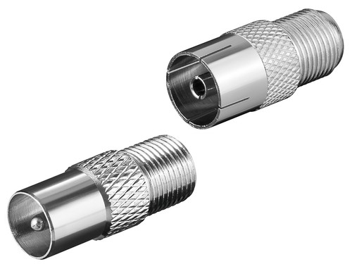 Sat adapter set stecker - set, f-stecker