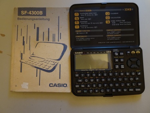 Casio 4300b digital diary - sf-4300b,