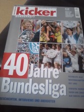Kicker Sonderheft 40 Jahre Bundesliga