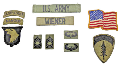 Army patch set - patch, woodland