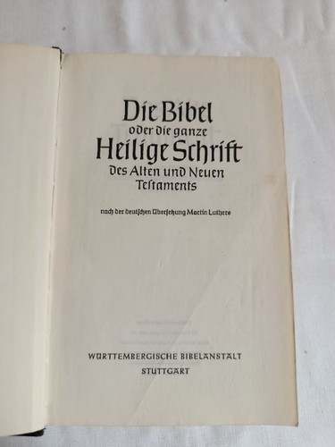Die bibel heilige schrift - heilige,