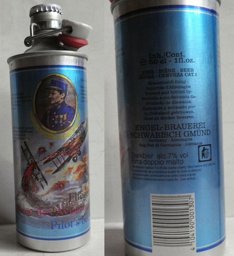 Alte alu bierflasche engel - alu,