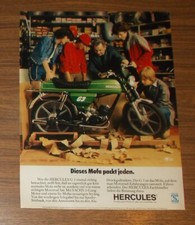 Seltene Werbung HERCULES G3 - Dieses Mofa packt jeden 1978