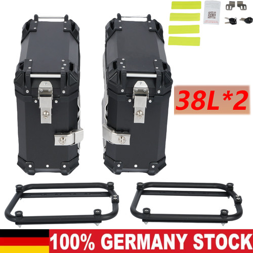 38l motorrad alukoffer - 2x,