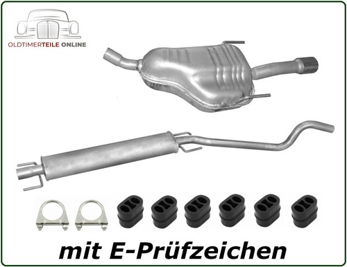Auspuff set opel astra - set,