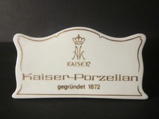 Porzellan-Aufsteller  Kaiser