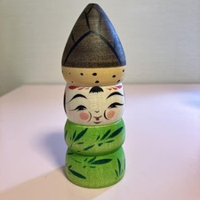 Vintage Holz Kokeshi Puppe von