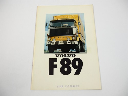 Volvo f89 lkw pritschenwagen - f89,