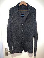 Autark by Wormland.de Strickjacke Cardigan Herren grau Gr S 15% Alpaca 15% Wolle