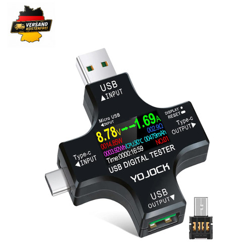 Usb strommesser c - in,