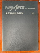 Bedienungsanleitung ANLEITUNG FINE ARTS by Grundig LAUTSPRECHER SYSTEM BX 1