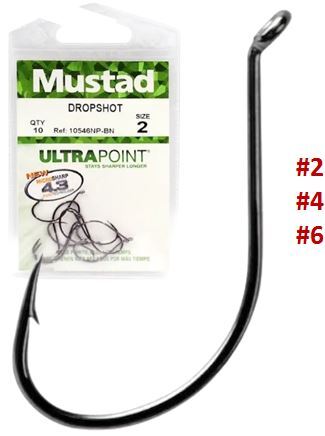 Mustad 10546np drop shot - mustad,