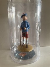 Tin Tin Tim und Struppi Moulinsart Figur Resin ovp 2023: Tim als Schotte