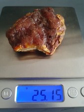 Bernstein weiß Butterscotch marmoriert 28 Gramm