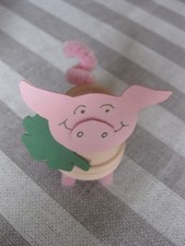 Glücksbringer Schweinchen Mini-Dekofigur Höhe 6 cm