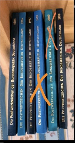 Jahrbuch 1995 2000 postfrisch - jahrbuch, 1995-2000