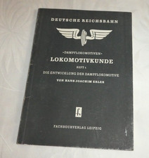 Altes Eisenbahn Buch Heft 1 Deutsche Reichsbahn Lokomotivkunde Dampflok 1955