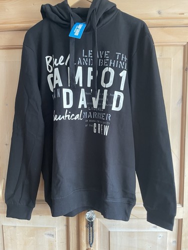 Camp david hoodie - david, schwarz