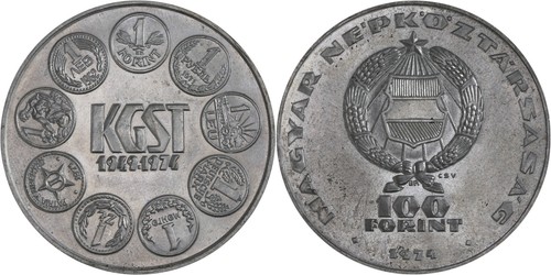 Hungary 100 forint silver - hungary:,