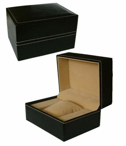 Schwarzes uhrenetui für - schwarzes,