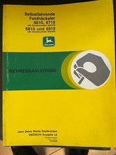 Bedienungsanleitung Betriebsanleitung John Deere Selbstfahrender Feldhäcksler