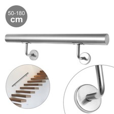 Handlauf Treppengeländer Edelstahl Griff Wandhandlauf Wand Geländer Treppe 42mm
