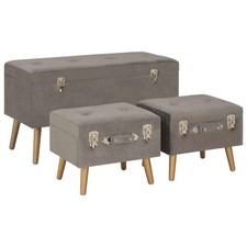 Hocker mit Stauraum 3 Stk