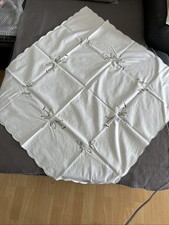 Weihnachtstischdecke bestickt