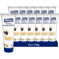 NESTLÉ Kondensmilch gezuckert, Milchmädchen 12 Stück (12 x 170g)