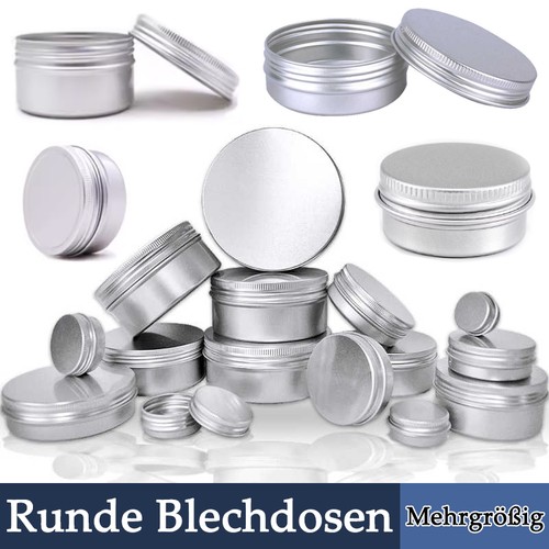 Runde blechdose kleines metall - blechdose,