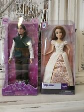 Disney Rapunzel Braut & Flynn Barbie Sammler Puppen Selten Kurze braune Haare 
